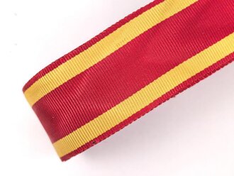 Baden, Ordensband für eine Dienstauszeichnung. Breite 30mm, sie erhalten je 15cm von der Rolle abgeschnitten