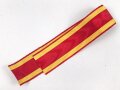 Baden, Ordensband für eine Dienstauszeichnung. Breite 30mm, Länge 25cm