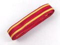 Baden, Ordensband für eine Bandspange zur Dienstauszeichnung. Breite 15mm, sie erhalten je 10cm von der Rolle abgeschnitten.