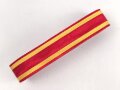 Baden, Ordensband für eine Bandspange zur Dienstauszeichnung. Breite 15mm, sie erhalten je 10cm von der Rolle abgeschnitten.