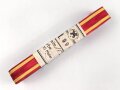Baden, Bündel Ordensband für eine Bandspange zur Dienstauszeichnung. Breite 15mm, in der originalen Banderole, laut dieser 10 Meter