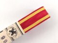 Baden, Bündel Ordensband für eine Bandspange zur Dienstauszeichnung. Breite 15mm, in der originalen Banderole, laut dieser 10 Meter