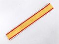 Lippe Detmold, Band für eine Bandspange zum Kriegsverdienstkreuz 1914. Breite 15mm, Länge 10cm