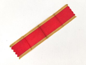 Schaumburg Lippe, Ordensband zum Lippischen Hausorden. Breite 30mm, Länge 11cm