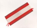 Band zum Feuerwehr Ehrenzeichen 2. Stufe III.Reich. Breite 30mm, Länge 7,5cm