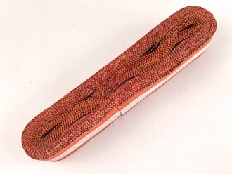 Band zum Feuerwehr Ehrenzeichen 2. Stufe III.Reich. Breite 30mm, sie erhalten je 15cm von der Rolle abgeschnitten