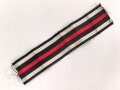 Band zum Ehrenkreuz für Frontkämpfer / Kriegsteilnehmer. Breite 30mm, Länge 13cm