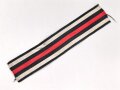 Band zum Ehrenkreuz für Frontkämpfer / Kriegsteilnehmer. Breite 30mm, Länge 15cm