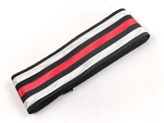Band zum Ehrenkreuz für Frontkämpfer / Kriegsteilnehmer. Breite 30mm, Länge 165cm