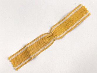 Band zur Rettungsmedaille 1937. Breite 25mm, Länge 16cm