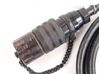 Luftwaffe, Steckverbindung mit Kabel L 38112. Guter Zustand, ich glaube zu wissen das es zur Flak / Kommandogerät gehört
