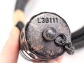 Luftwaffe, Steckverbindung mit Kabel L 38112. Guter Zustand, ich glaube zu wissen das es zur Flak / Kommandogerät gehört