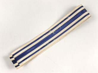 Ordensband zum Baltenkreuz , Breite 25mm, Länge 29cm, leicht defekt und verschmutzt