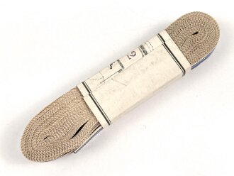 Bündel Ordensband für eine Bandspange zum Baltenkreuz , Breite 15mm, in der originalen Banderole, laut dieser 10 Meter