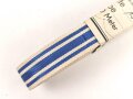 Bündel Ordensband für eine Bandspange zum Baltenkreuz , Breite 15mm, in der originalen Banderole, laut dieser 10 Meter