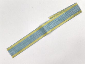 Sachsen Königreich, Ordensband für die Medaille des Militär St.Heinrichs Ordens in silber. Breite 25mm, Länge 25cm