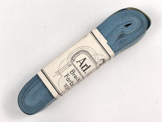 Sachsen Königreich, Bündel Ordensband für die Bandspange zur Medaille des Militär St.Heinrichs Ordens in silber. Breite 15mm, in der originalen Banderole, laut dieser 10 Meter