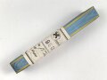 Sachsen Königreich, Bündel Ordensband für die Bandspange zur Medaille des Militär St.Heinrichs Ordens in silber. Breite 15mm, in der originalen Banderole, laut dieser 10 Meter