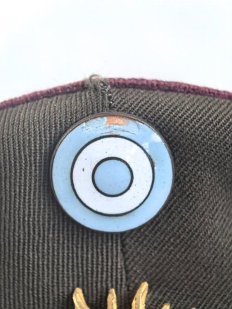 Argentinien, Schirmmütze für einen hochrangigen Offizier des Militär. Kopfgrösse gemessen 54. Leicht eingestaubt, Alter unbekannt