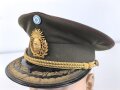 Argentinien, Schirmmütze für einen hochrangigen Offizier des Militär. Kopfgrösse gemessen 54. Leicht eingestaubt, Alter unbekannt