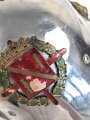 Spanien, Paradeuniform eines Angehörigen der persönlichen Leibwache ( Guardia Mora ) des spanischen Diktators Franco. . Vermutlich zusammengestellt, die Paraderabatte ist zu groß für die Jacke und das Koppel zu lang. Gebraucht, in gutem Gesamtzustand
