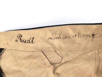 Österreich, schwarze Trachtenhose mit Schneideretikett aus Wien. Für mich nicht näher zuzuordnen. Guter Gesamtzustand