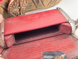 Spanien, Paradebandolier mit Kartuschkasten für Offiziere, gebraucht, gut