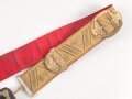 Spanien, Paradebandolier mit Kartuschkasten für Offiziere, gebraucht, gut