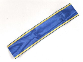 Braunschweig, Band zum Kriegsverdienstkreuz 2.Klasse 1914. Breite 35mm, Länge 16,5cm