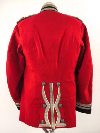 British Parade uniform, pants and visor hat, after WWI. Medal bar named to A.Bush, Service number 55592. Overall good condition
