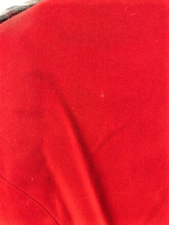 British Parade uniform, pants and visor hat, after WWI. Medal bar named to A.Bush, Service number 55592. Overall good condition
