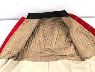 British Parade uniform, pants and visor hat, after WWI. Medal bar named to A.Bush, Service number 55592. Overall good condition