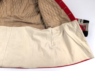 British Parade uniform, pants and visor hat, after WWI. Medal bar named to A.Bush, Service number 55592. Overall good condition