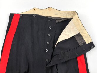 British Parade uniform, pants and visor hat, after WWI. Medal bar named to A.Bush, Service number 55592. Overall good condition