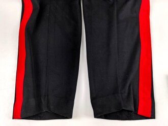 British Parade uniform, pants and visor hat, after WWI. Medal bar named to A.Bush, Service number 55592. Overall good condition