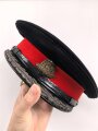British Parade uniform, pants and visor hat, after WWI. Medal bar named to A.Bush, Service number 55592. Overall good condition