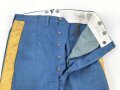 Ritterorden vom Heiligen Grab zu Jerusalem, gerade blaue Hose mit goldener Borte. Guter Gesamtzustand, Alter und genaue Herkunft unbekannt.