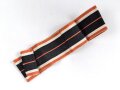 Band zur Kriegsverdienstmedaille 1939, Breite 30mm, Länge 28cm, frühe, orange Ausführung