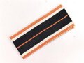 Band zur Kriegsverdienstmedaille 1939, Breite 30mm, Länge 14cm, frühe, orange Ausführung