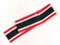 Band zum Kriegsverdienstkreuz 2. Klasse 1939 mit und ohne Schwerter. Breite 30mm, Länge 24cm