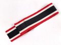 Band zum Kriegsverdienstkreuz 2. Klasse 1939 mit und ohne Schwerter. Breite 30mm, Länge 24cm