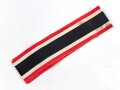 Band zum Kriegsverdienstkreuz 2. Klasse 1939 mit und ohne Schwerter. Breite 30mm, Länge 24cm