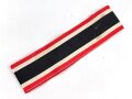 Band zum Kriegsverdienstkreuz 2. Klasse 1939 mit und ohne Schwerter. Breite 30mm, Länge 24cm