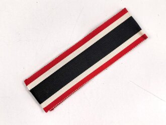 Band zum Kriegsverdienstkreuz 2. Klasse 1939 mit und ohne Schwerter. Breite 30mm, Länge 19,5cm