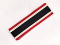Band zum Kriegsverdienstkreuz 2. Klasse 1939 mit und ohne Schwerter. Breite 30mm, Länge 19,5cm