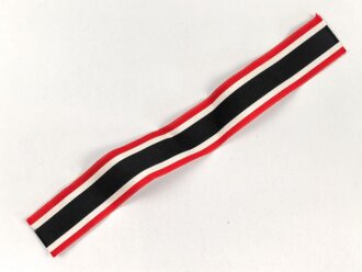 Band zum Kriegsverdienstkreuz 2. Klasse 1939 mit und ohne Schwerter. Breite 30mm, Länge 24cm