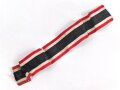 Band zum Kriegsverdienstkreuz 2. Klasse 1939 mit und ohne Schwerter. Breite 30mm, Länge 23cm