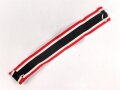 Band zum Kriegsverdienstkreuz 2. Klasse 1939 mit und ohne Schwerter. Breite 25mm, Länge 16cm
