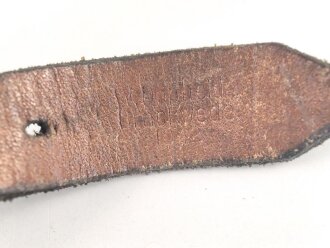 Tornisterriemen Wehrmacht, guter Zustand, datiert 1942