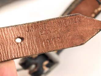 Tornisterriemen Wehrmacht, guter Zustand, datiert 1942